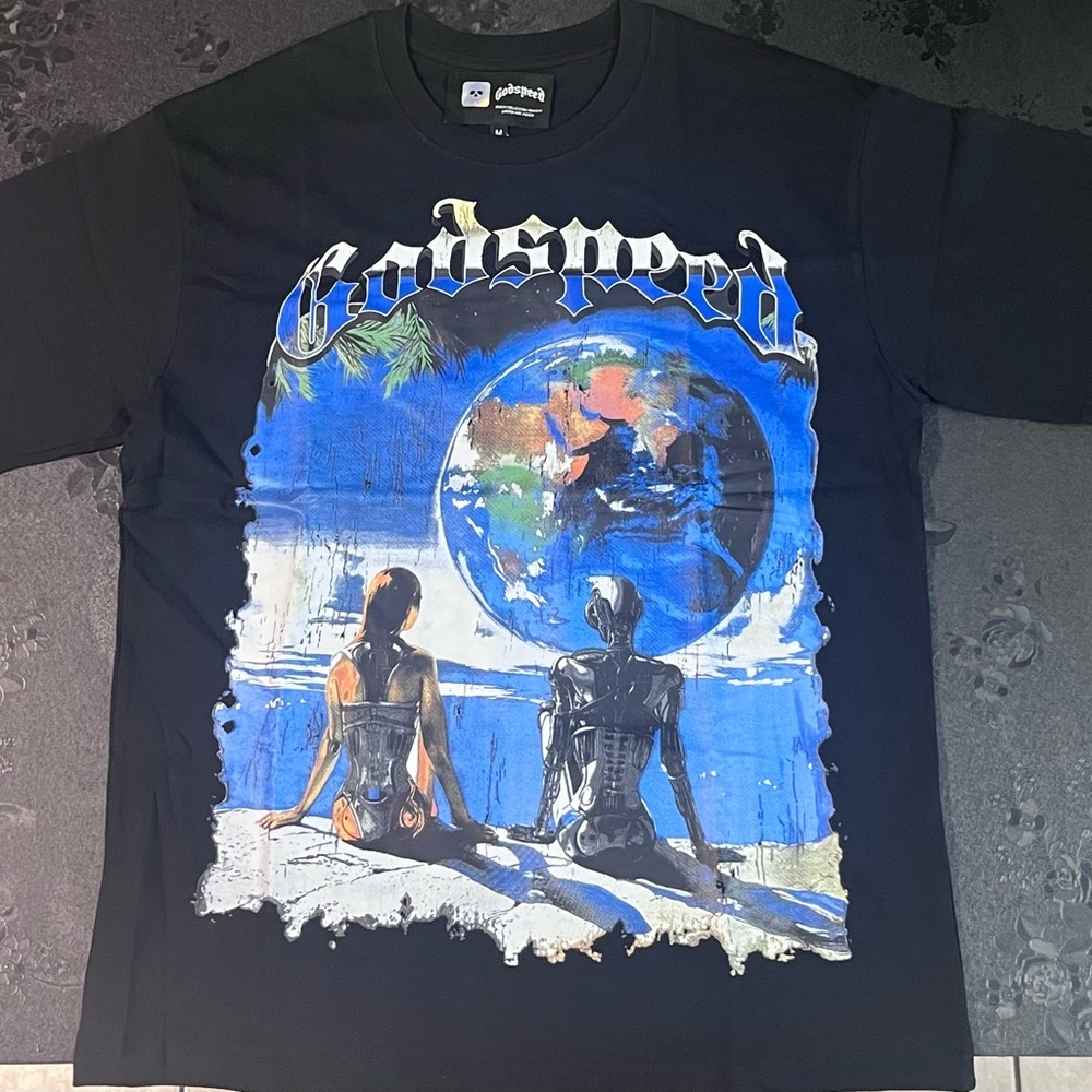 Black Graphic Tee - Short Sleeve